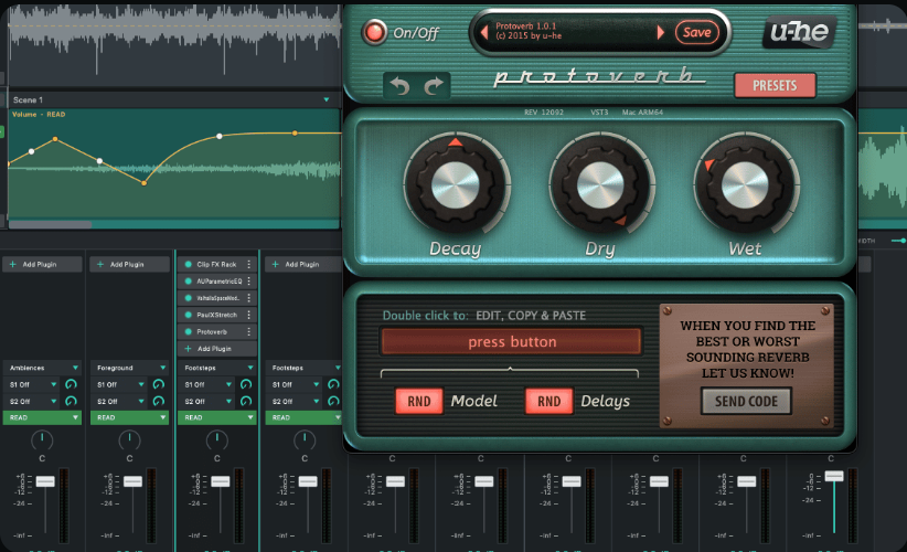 Audorama AU and VST3 plugin hosting